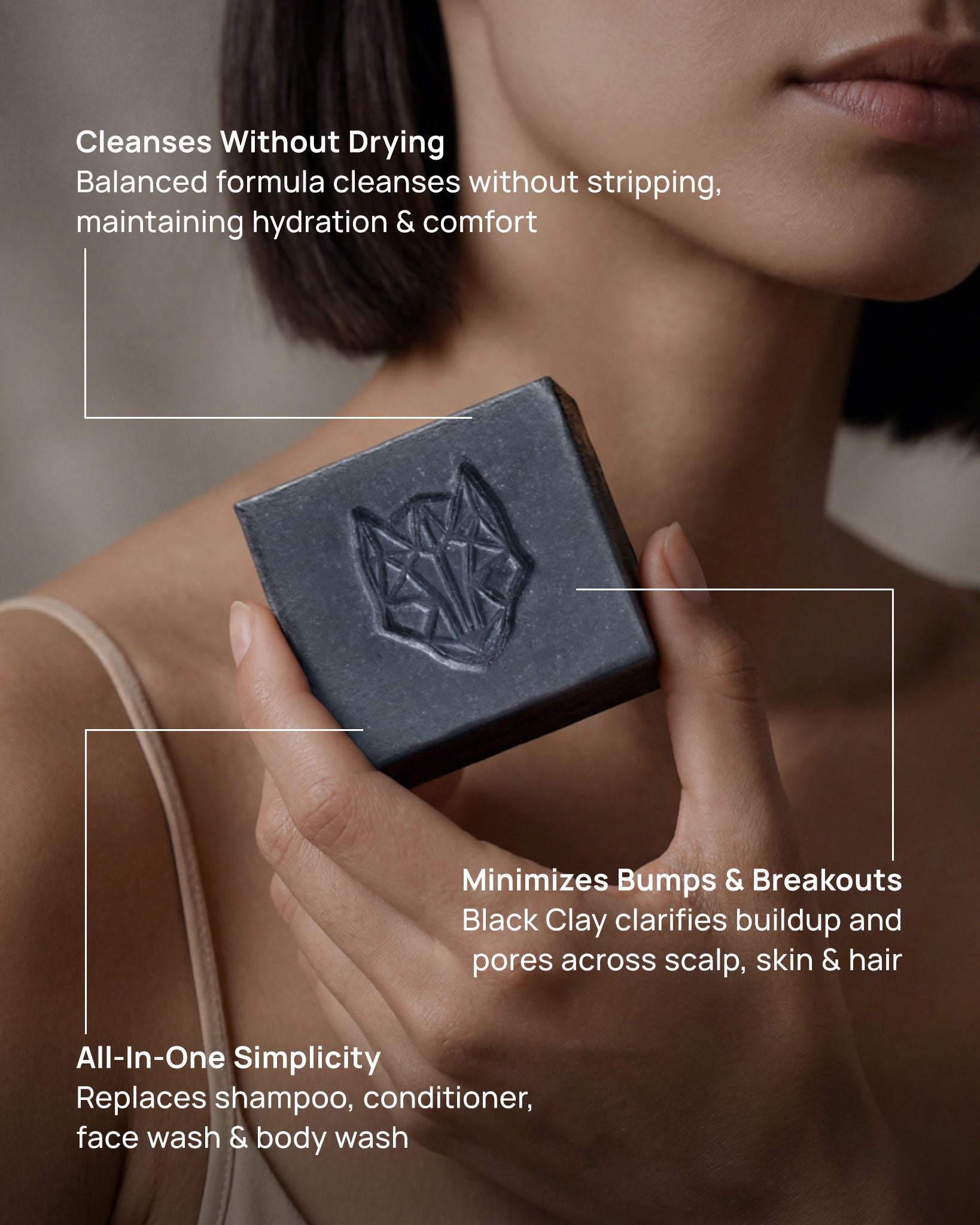 Black Clay Shampoo Bar