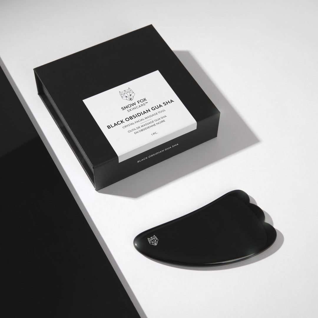 Black Obsidian Gua Sha – Snow Fox Skincare