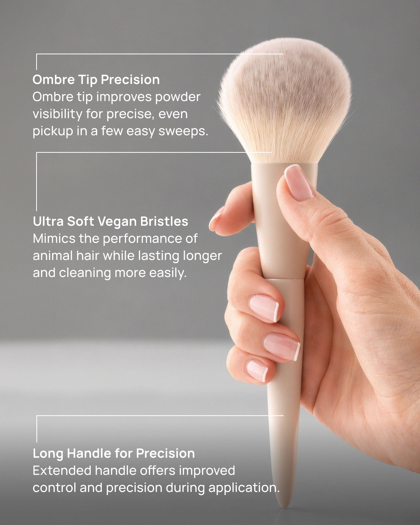 Fox Tail Loose Powder Brush