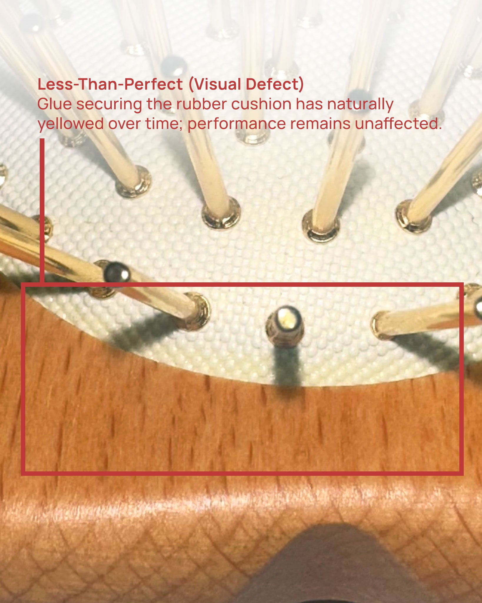 Gua Sha Hair & Scalp Brush: Love Heart Wooden Edition (Less Than Perfect)