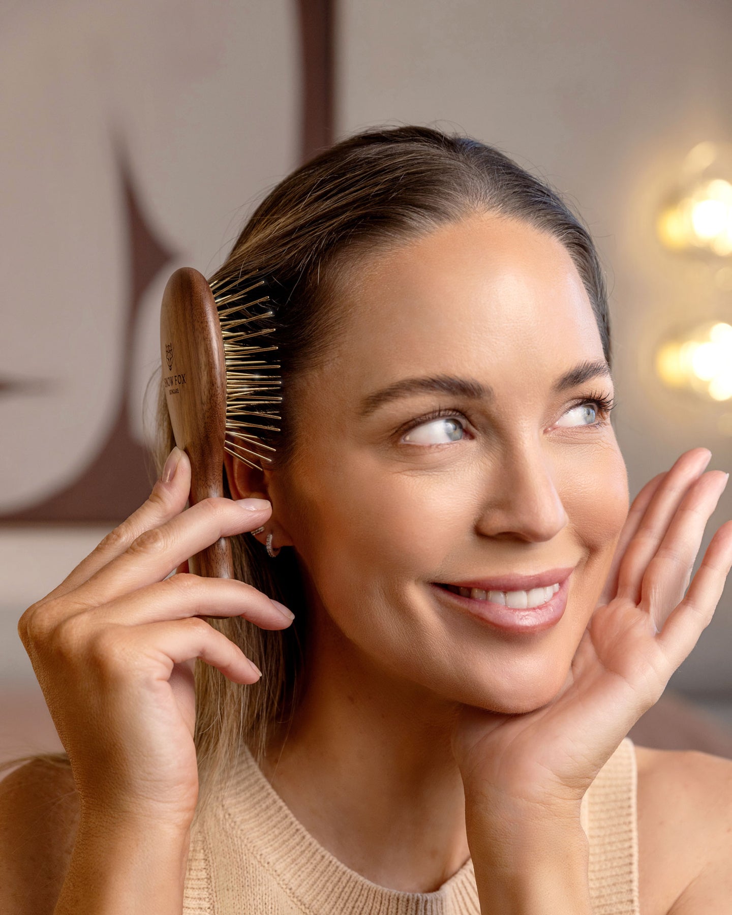 Gua Sha Hair & Scalp Brush: Infrared Edition – Snow Fox Skincare