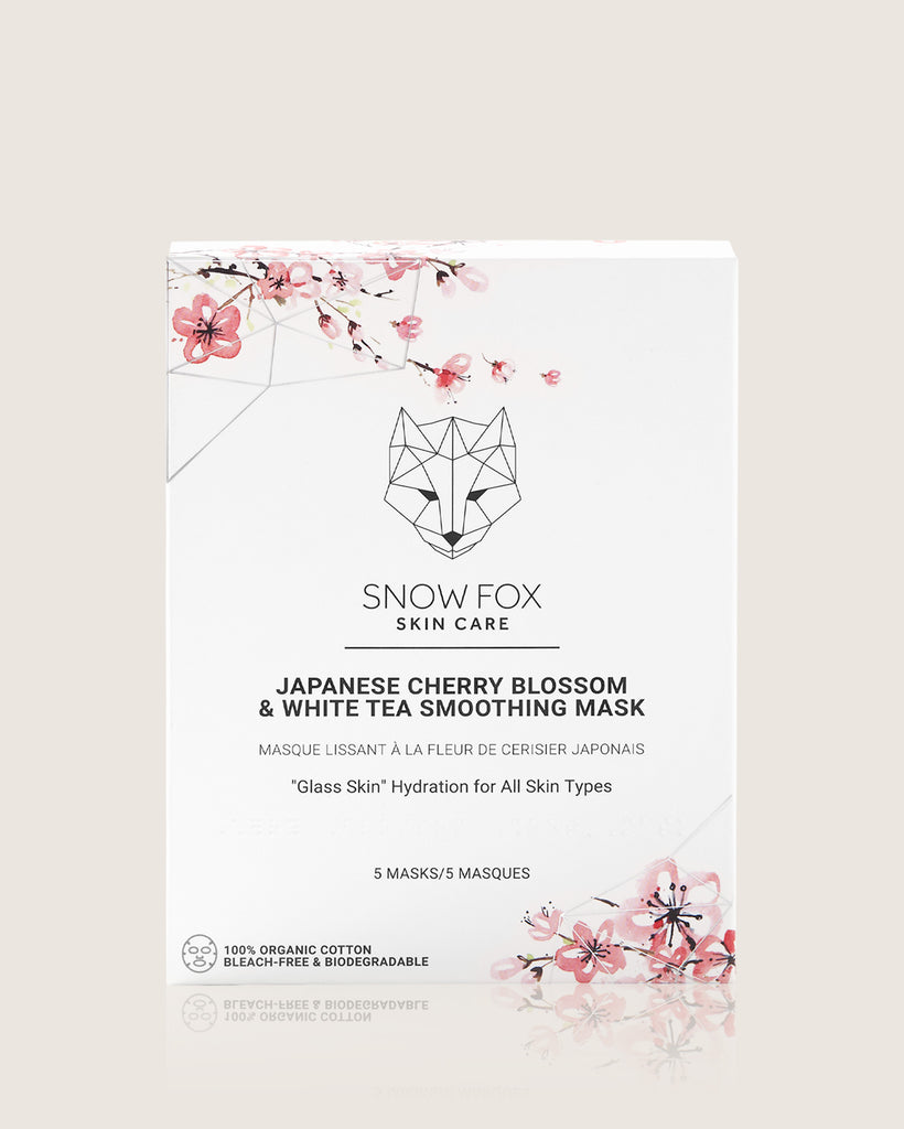 Japanese Cherry Blossom & White Tea Smoothing Mask – Snow Fox Skincare