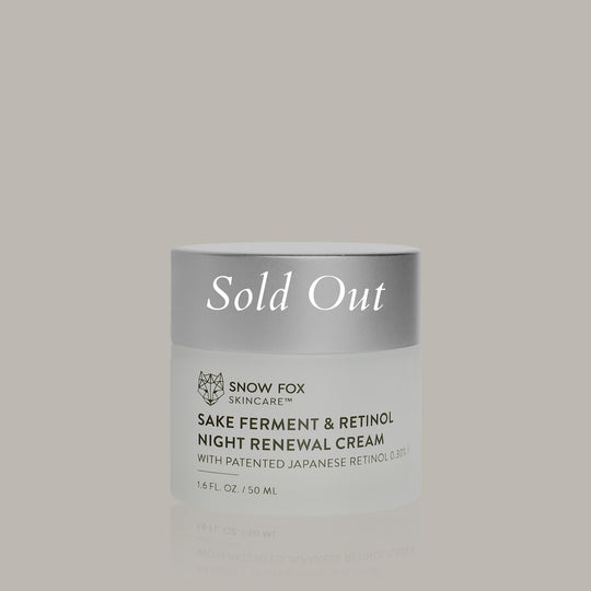Sake Ferment & Retinol Night Renewal Cream – Snow Fox Skincare