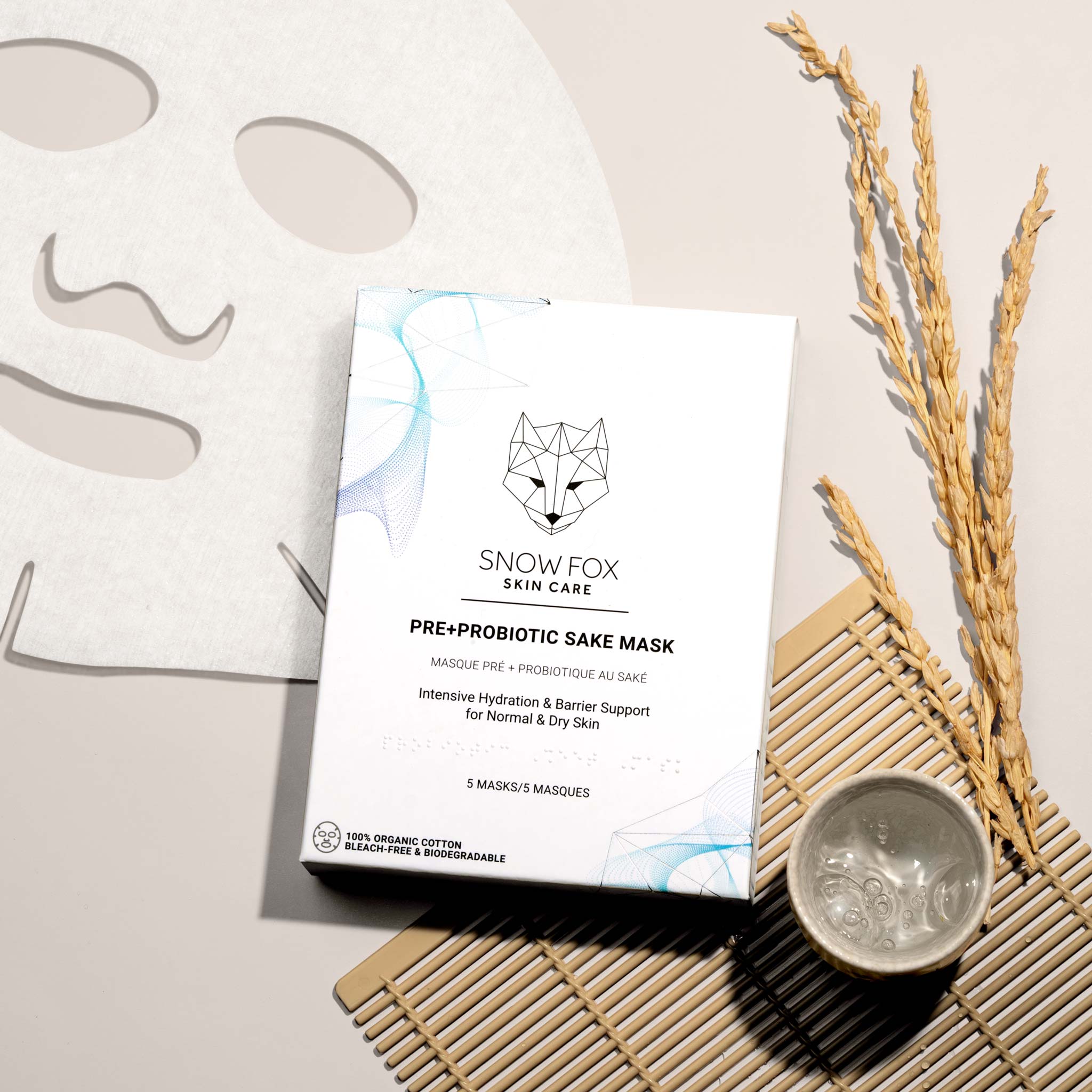 Pre+Probiotic Sake Mask