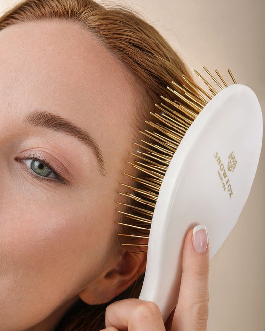 Gua Sha Hair & Scalp Brush – Snow Fox Skincare