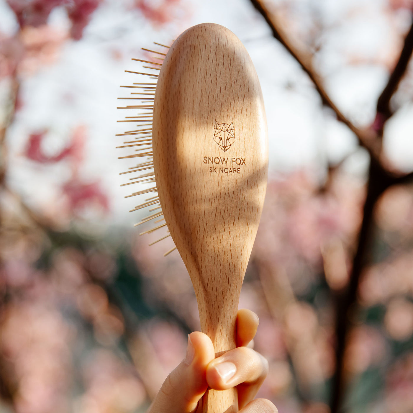 Gua Sha Hair & Scalp Brush: Premium Wooden Edition
