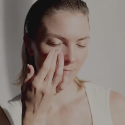 woman using omega repair cream anti aging and hydration for dry and mature skin types