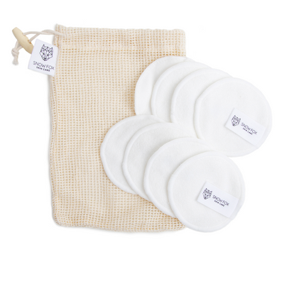 reusable bamboo cotton rounds make up removing pads