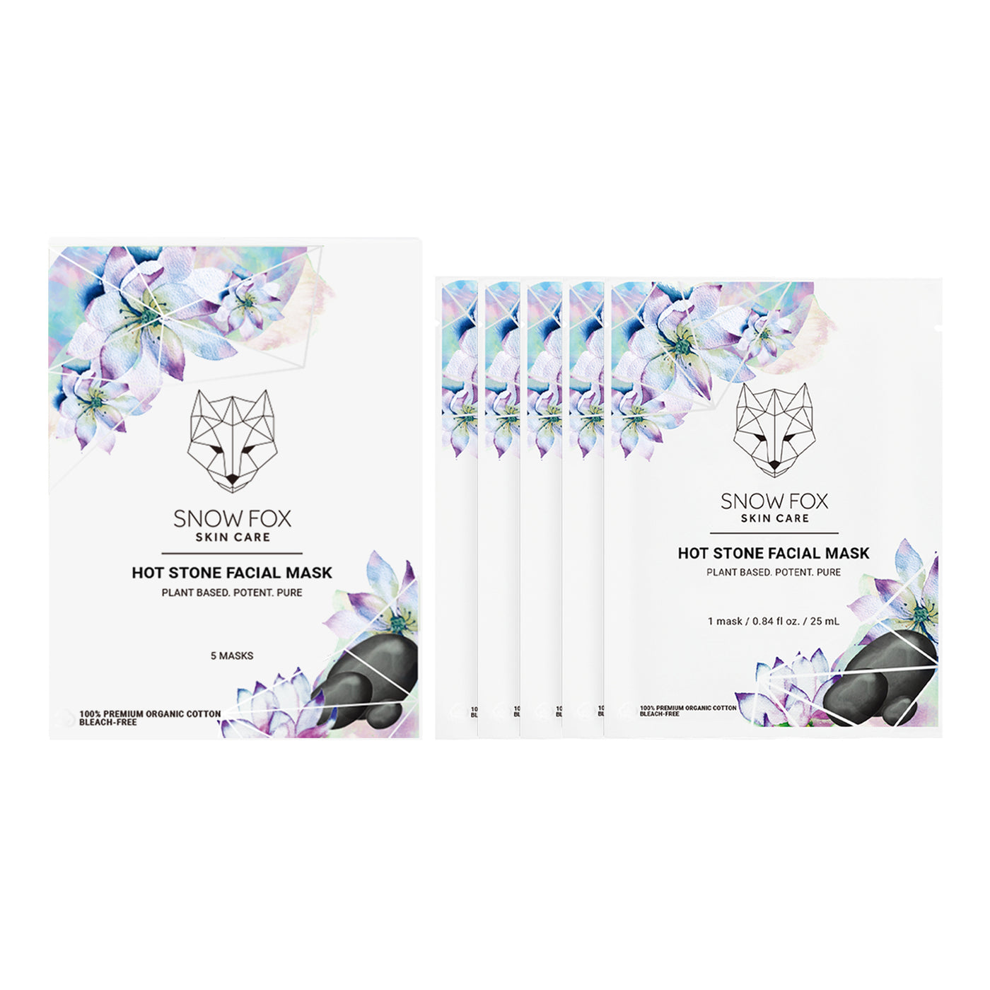 Hot Stone Facial Mask + Obsidian Gua Sha Set